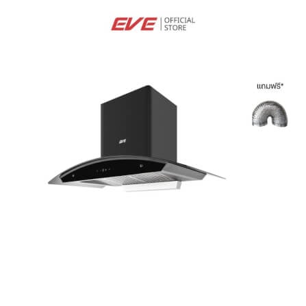 เครื่องดูดควันติดผนัง EVE HC-ECLIPSE-90 ขนาด 90 ซม. สีดำ_10